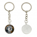 Polish Lowland Sheepdog, PON, Valee Sheepdog - keychain in a box, own photo, keychain pendant from Art-Dog brand