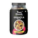 Millet Granola 900g by True Elements - Kr&otilde;mpsuv granola 21% hirssi sisaldavusega (Jowar & Bajra) | Granola Hommikus&ouml;&ouml;giks | Dieettoit | Kiudainerikas Hommikupuder