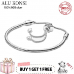 Soodusm&uuml;&uuml;k Fit Original Pan K&auml;ev&otilde;ru Naistele P&auml;ris 100 % 925 Sterling H&otilde;bedast Snake Kett K&auml;ev&otilde;ru Charms Isetehtud kvaliteetsed ehted 18cm
