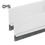 2 tk ukseharja ukse p&otilde;hja jaoks, integreeritud ukseharja disain, isekleepuv ilmastikukaitse tolmu, putukate ja k&uuml;lma kuumuse eest kaitsmiseks must