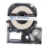 M&auml;rgistusteip 12 mm &otilde;likindel korrosioonivastane kulumiskindel l&auml;bipaistev etikettide valmistamise lint White On Red White On Red