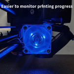 3D Printer Cooling Fan Accessories LED Wear Resistant Easy to Use Parts for Professional 2510 12V