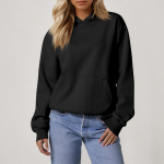 Naiste avarad pikkade varrukatega kampsunid Pluus Causal Fashion &Uuml;hev&auml;rvilised Pullover Kapuutsiga dressipluusid Taskuga top L