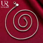 925 h&otilde;bedane 3 mm ussikett Kaelakee Moodsad pulmaehted 40CM