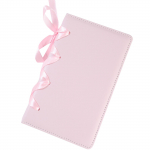 A6 fotoalbum 25 sisemise lehek&uuml;ljega PU-nahast k&ouml;itealbum Lovely Bows fotoraamatu Kpop fotokaardihoidja 3-tollisele fotole roosa
