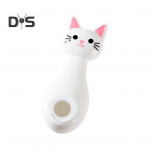 Magnetiline kaugjuhtimispuldi hoidik, mis ei vaja puurimist, lihtne paigaldada Mitmek&uuml;lgne armas kassi seinale paigaldatav kaugjuhtimispuldi hoidik valge