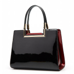 Lakk-nahast l&auml;ikiv k&auml;ekott Uus naiste PU-tekstuuriga mitmekihiline vahesein Crossbody kott Luksuslik elegantne naiste &otilde;lakott