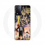 Coque Maniacase pour Oppo A93s 5G neymar mbappe noel