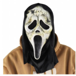 Halloweeni realistlik vanamehemask kortsulise n&auml;oga lateksmask T&auml;iskattega mask Cosplay riietamiseks nagu n&auml;idatud v&auml;rv