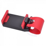 Support T&eacute;l&eacute;phone rouge Support Voiture universel Volant Clip Support Montage iphone 7 xiaomi Redmi note 4x Voiture support
