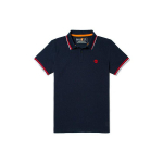 Timberland SS22 Vabaaja Triibuline Hingav L&uuml;hikeste Varrukatega Polo S&auml;rk Meeste pealsed S&uuml;gav-Safiir-Sinine A62SH-433 S
