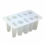 Toidukvaliteediga silikoon 10 isegi klassikaline j&auml;&auml;tisevorm Pekingi vana popsicle j&auml;&auml;tisevorm Ice cream mould