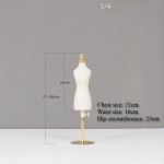 1/2 1/3 1/4 &otilde;pilase &otilde;ppemannekeen, roostevabast terasest alus, mini-naiste mannekeen nukuriiete vitriinide jaoks isetegemine