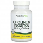 Nature's Plus- Choline & Inositol, 500/500 mg, 60 Tablets