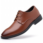 Mood Meeste Kleit Kingad Mood terava ninaga Meeste &auml;ri vabaajajalatsid Valge nahk Oxfordi kingad Zapatos De Hombre 6 pruun