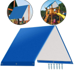 Veekindel varikatuskate Asenduskate Katus Laste m&auml;nguv&auml;ljak UV-kaitse 132 x 226cm Aiatarbed WWO66 blue