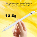 Universaalne tahvelarvuti puutepliiats Xiaomi Redmi Oppo Realme Huawei Pad jaoks Samsungi vahekaart Ipadi pliiatsi jaoks Joonistamine M&auml;rkmete tegemine valge