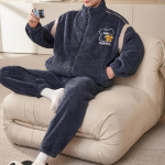 Meeste Talvine Soe Magamisriiete Pidžaamakomplekt Meeste Flanellist Pidžaama &Ouml;&ouml;riided Koduriietus Samet Korallfliis 6XL Suur Suurus Pijama 3XL