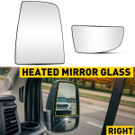 2 tk/komplekt vasak ja parem k&uuml;ljepeegli klaas (&Uuml;lemine+Alumine) Selge soojendusega peegliklaas sobib Ford Transit 150 250 350 2015-2022 Right (Upper+Lower)