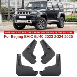 Autostiil Pekingi BAIC BJ40 2023 2024 2025 jaoks ABS Auto porilapatsid Pritsmekaitse Porilauad Porilapatsid Eesmine Tagumine Poritiib Tarvikud must