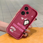 Pehme silikoonist ruudukujulise redeliga printimismustriga telefoni korpus, t&auml;iskaanega kaamera p&otilde;rutuskindel kaitse kummist &uuml;mbris Xiaomi Redmi jaoks Redmi K30 Pro tumepunast v&auml;rvi
