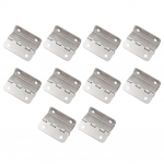 10TK Puidust Karbi Hing Kolmekordne T&auml;isnurkne 4-Auguline Lame Hing Kappi Ukse Hing M&ouml;&ouml;bli Riistvara Tarvikud