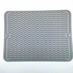 Silikoonist kuivatusmatt Silikoonist lauan&otilde;ude kuivatusmatt Kuumakindel ja libisemiskindel s&ouml;&ouml;gilaua matt K&ouml;&ouml;gi &auml;ravoolu matt 30x40 cm