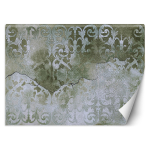 Tapeet Roheline vintage ornament 100x70 roheline