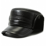 Meeste nahast lame m&uuml;ts keskealistele ja eakatele Talvine soe k&otilde;rvakaitsem&uuml;ts Paks k&uuml;lmakindel m&uuml;ts