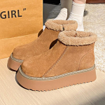 Karusnahast platvormnahast naiste poolsaapad seemisnahast korterid mood soojad kingad naine 2025 trend uus talvine p&otilde;hjuslik k&otilde;ndimine soe naiste lumesaapad 35