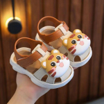 Sandaalid Kingad T&uuml;druk Laste Sandaalid Aiasussid Uus Suvi Joonisfilm Poiss Rannakingad Pehme Sisetallaga T&uuml;drukute Jalutuskingad Beebikingad 18-insole12cm