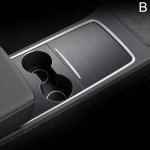 Tesla Y 2021-2023 keskkonsooli paneeli kleebis Puidu teraga kile s&uuml;siniku keskjuhtkatte auto salongi tarvikud