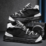 M&uuml;&uuml;a Meeste Kingad Suvised Hingavad Uus Trend K&otilde;ikide Riidega Sobivad Mustad Tennised Meeste T&ouml;&ouml;ks Libisemiskindlad Kingad 39 must valge v&auml;rv