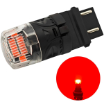 2 szt P27/7W żar&oacute;wka LED 3157 12V CANBUS 1800lm czerwona Off-Road
