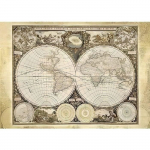 Puzzle Mappemonde Historique - Schmidt Spiele - 2000 Pi&egrave;ces - Qualit&eacute; Premium