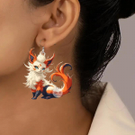 Moodsad rippuvad k&otilde;rvar&otilde;ngad naiste ehete jaoks oranž