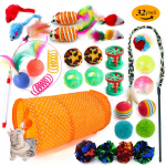 Piiri&uuml;lene kassim&auml;nguasjade komplekt: Interaktiivne teaser, pehme hiir ja helim&auml;nguasjad Accessories Color Random