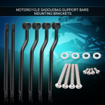 Mootorratta sadulakoti tugivarraste kronsteinid Honda Suzuki Yamaha Kawasaki mustale