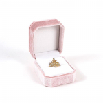 Elegantne sametest kaheksanurkne ehtekarp s&otilde;rmuste, k&auml;ev&otilde;rude, kaelakeede ja ripatsite jaoks 9.1*9.1*4.1