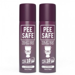 Pissikindel WC-poti desinfitseeriv pihusti (50ml - 2 tk pakis) - Lavendel | V&auml;hendab kuseteede infektsioonide ja muude infektsioonide riski | Kaitseb 99,9% mikroobide eest