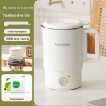 Kaasaskantav kokkupandav elektriline reisikeetja, roostevaba teras, minisuurus &auml;rireisideks 1000ml Portable Electric Kettle