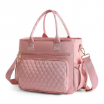 Large Capacity Fashion Bento Bag, Work Lunch Pack Insulation Pack, Waterproof Storage Bag, Travel Bag, Picnic Bag, Mommy Bag roosa