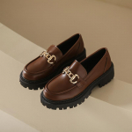 p&auml;tsip&uuml;ksid Naistekingad Naiste mood Mary Janes &uuml;mmargused varbad jalatsid Loafers Oxfordi platvorm vabaaja metallkett pannal Naiste kontsad 35