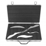 4pcs set Professional Stainless Steel Gua Sha Scraping Massage Health Care Tools Kit with