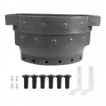 HL MP70C Plastikust 6 nipeliga 38L Suure mahutavusega vasika piimajootmiskopp veistele, lammastele, kariloomadele(6