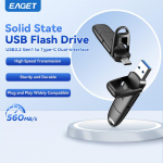 V&auml;line SSD Solid State, USB 3.2 Type-C m&auml;lupulk, Kiire Solid State m&auml;lupulk iPhone 16/15 Android jaoks 128G