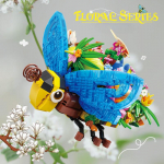 627 tk MOC V&auml;ike Mesilane Sukulentne Lill Seeria Ehitusklotsim&auml;nguasjad