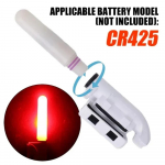 Kalahammustuse alarm Double Bell Light Night Fishing Elektrooniline Rod LED Light Stick helendav Glow Veekindel kivip&uuml;&uuml;gi Ujuk CR425 1pc