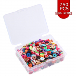 28-ruuduline &uuml;hev&auml;rviline helmeste komplekt k&auml;ev&otilde;rude ja kaelakeede meisterdamiseks