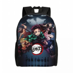 Kohandatud Demon Slayer Kimetsu No Yaiba Seljakotid Anime Manga Kolledži Kooli Reisikotid Naised Mehed Raamatukott Mahutab 15-tollise S&uuml;learvuti 11.5x30x41cm